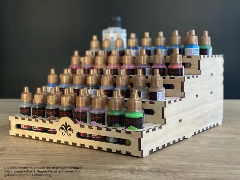 Laserdatei - AirBrush Farbenhalter mit Schub