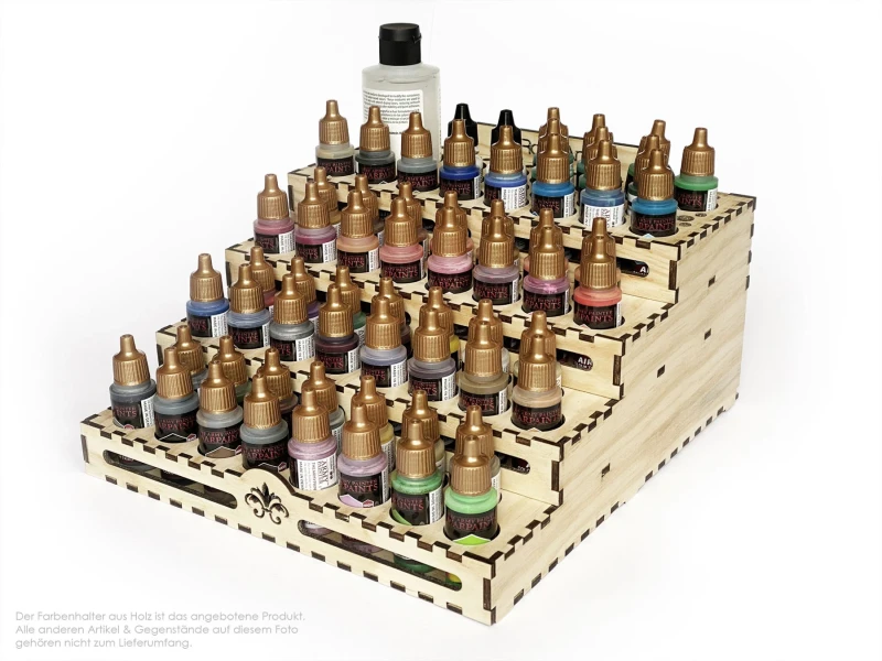 Laserdatei - AirBrush Farbenhalter mit Schub