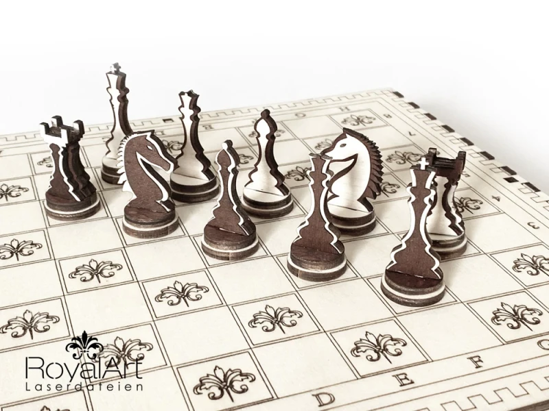 Laserdatei - Schach & Dame