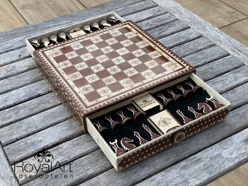 Laserdatei - Schach & Dame