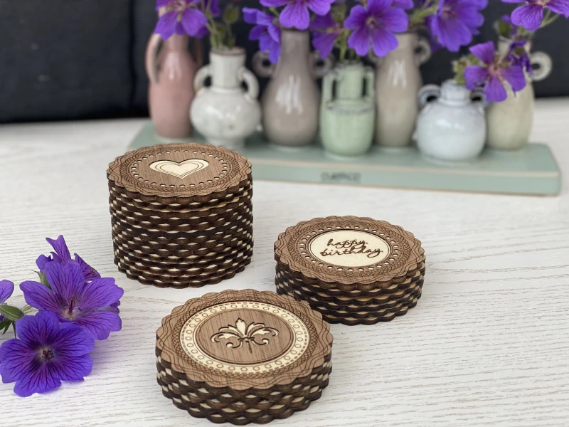 Laserdatei - Geschenkbox, Schmuckschatulle, Aufbewahrungsbox mit Deckel