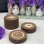 Laserdatei - Geschenkbox, Schmuckschatulle, Aufbewahrungsbox mit Deckel