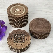 Laserdatei - Geschenkbox, Schmuckschatulle, Aufbewahrungsbox mit Deckel