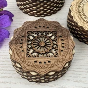 Laserdatei - Geschenkbox, Schmuckschatulle, Aufbewahrungsbox mit Deckel
