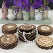 Laserdatei - Geschenkbox, Schmuckschatulle, Aufbewahrungsbox mit Deckel