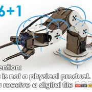 Roboterarm mit 6 Freiheitsgraden + Greifzange