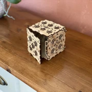 Safe with combination lock, Laser cut files Pdf, Ai, Dxf, Svg, Eps, Digital product, Cube Escape Room Puzzle Box Escape World