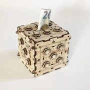 Safe with combination lock, Laser cut files Pdf, Ai, Dxf, Svg, Eps, Digital product, Cube Escape Room Puzzle Box Escape World