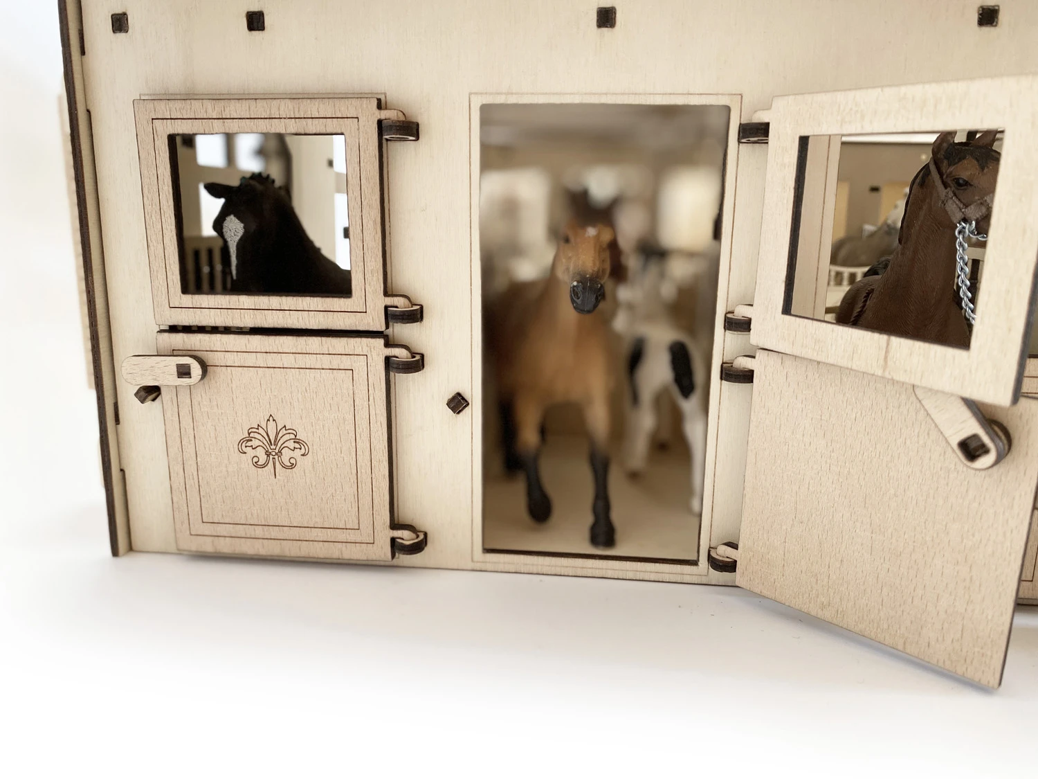 Haus mit 10 Pferdeboxen