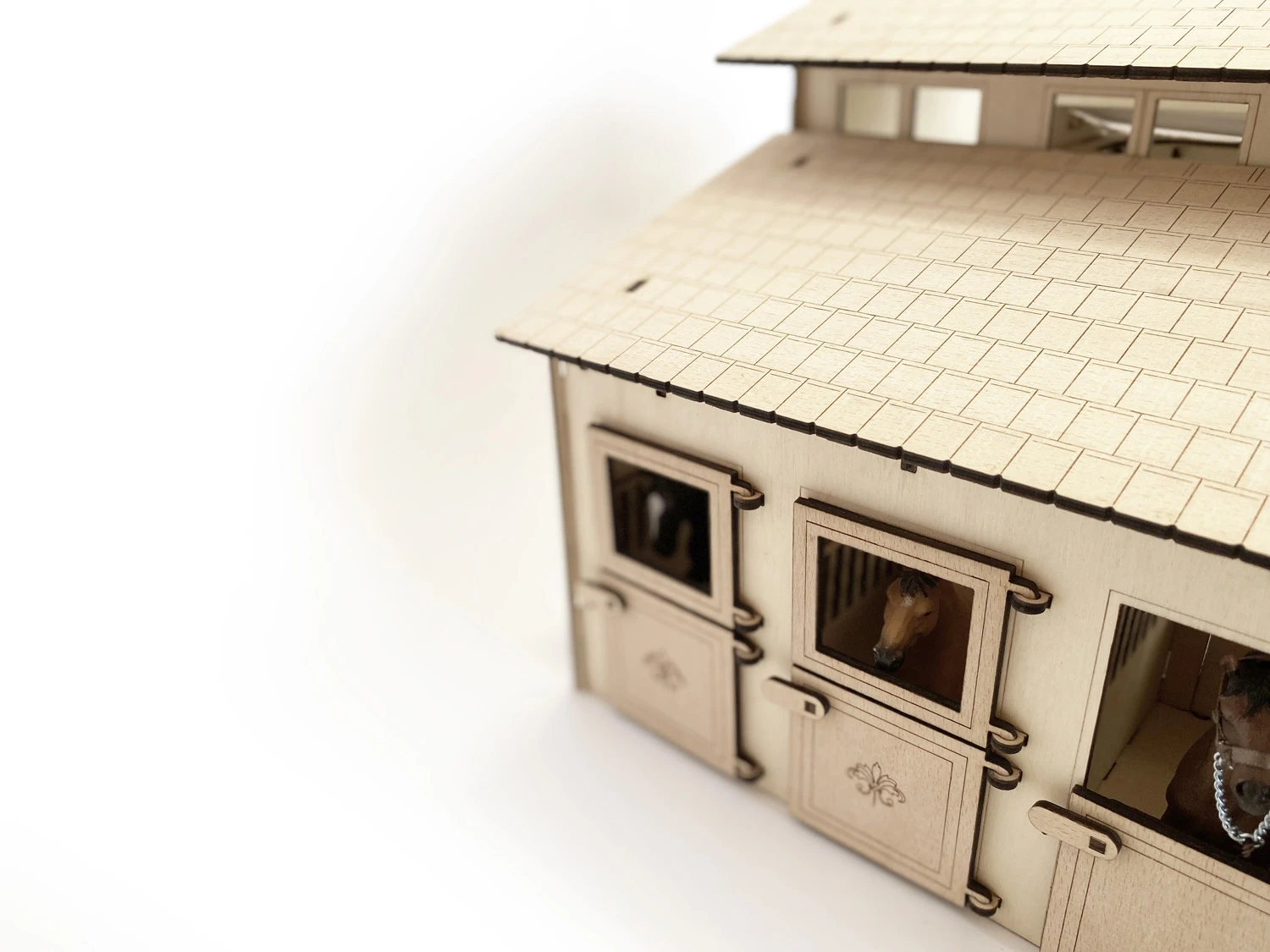 Haus mit 10 Pferdeboxen