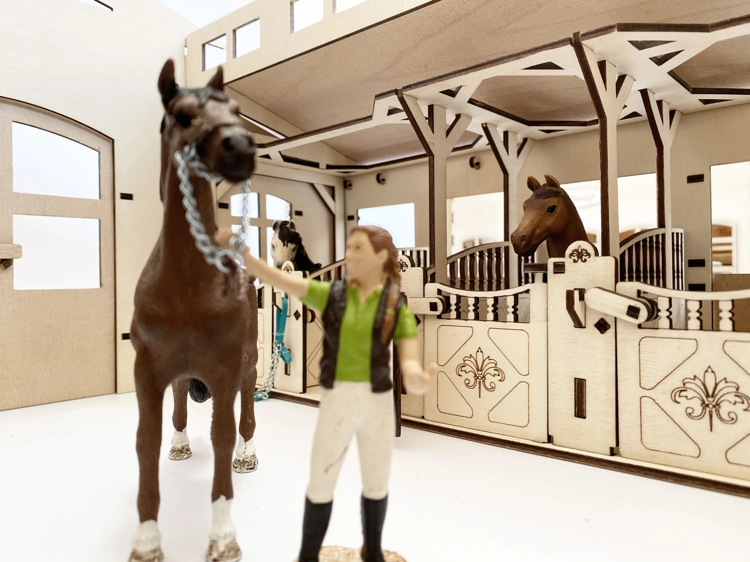 Haus mit 10 Pferdeboxen