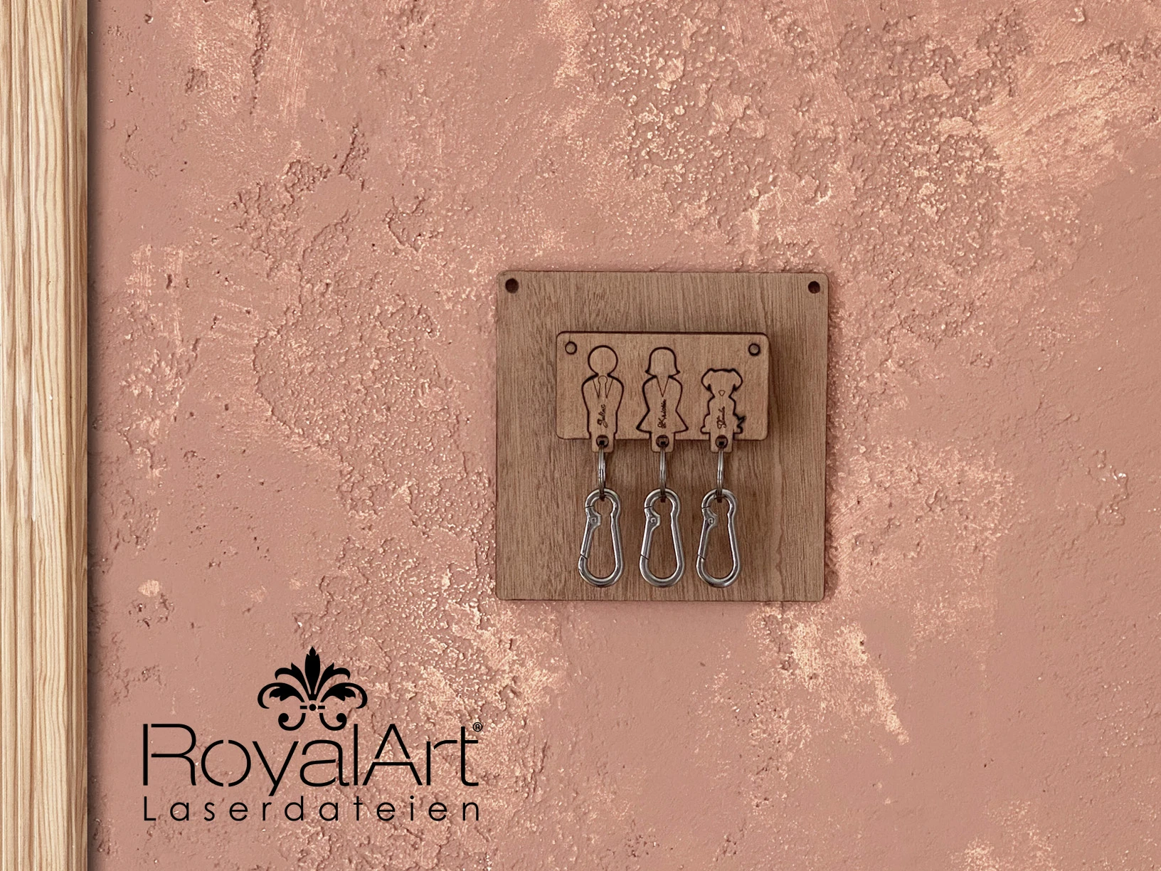 Laserdatei - Schlüsselanhänger mit Schlüsselbrett