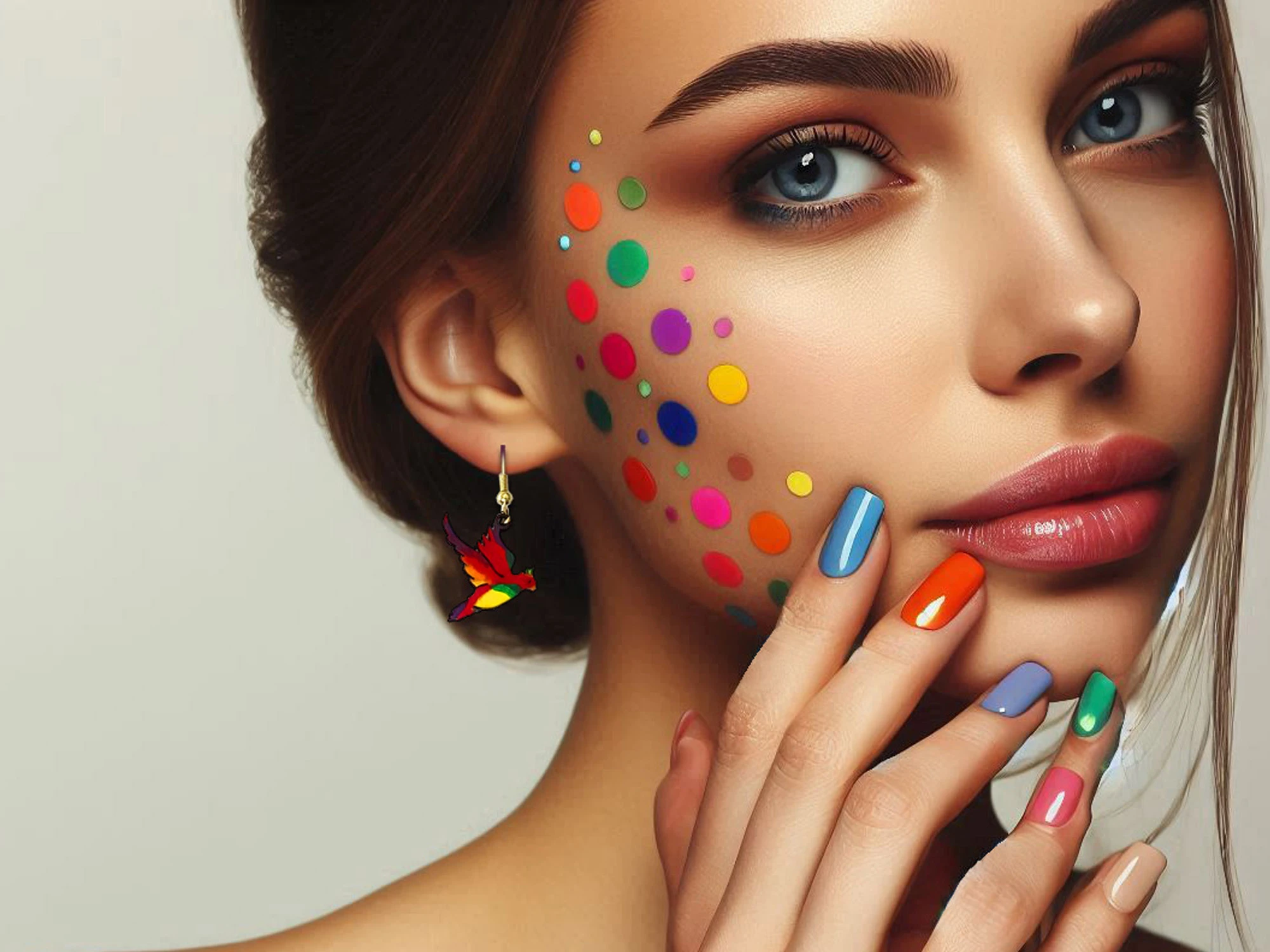 Laser file - birds earrings