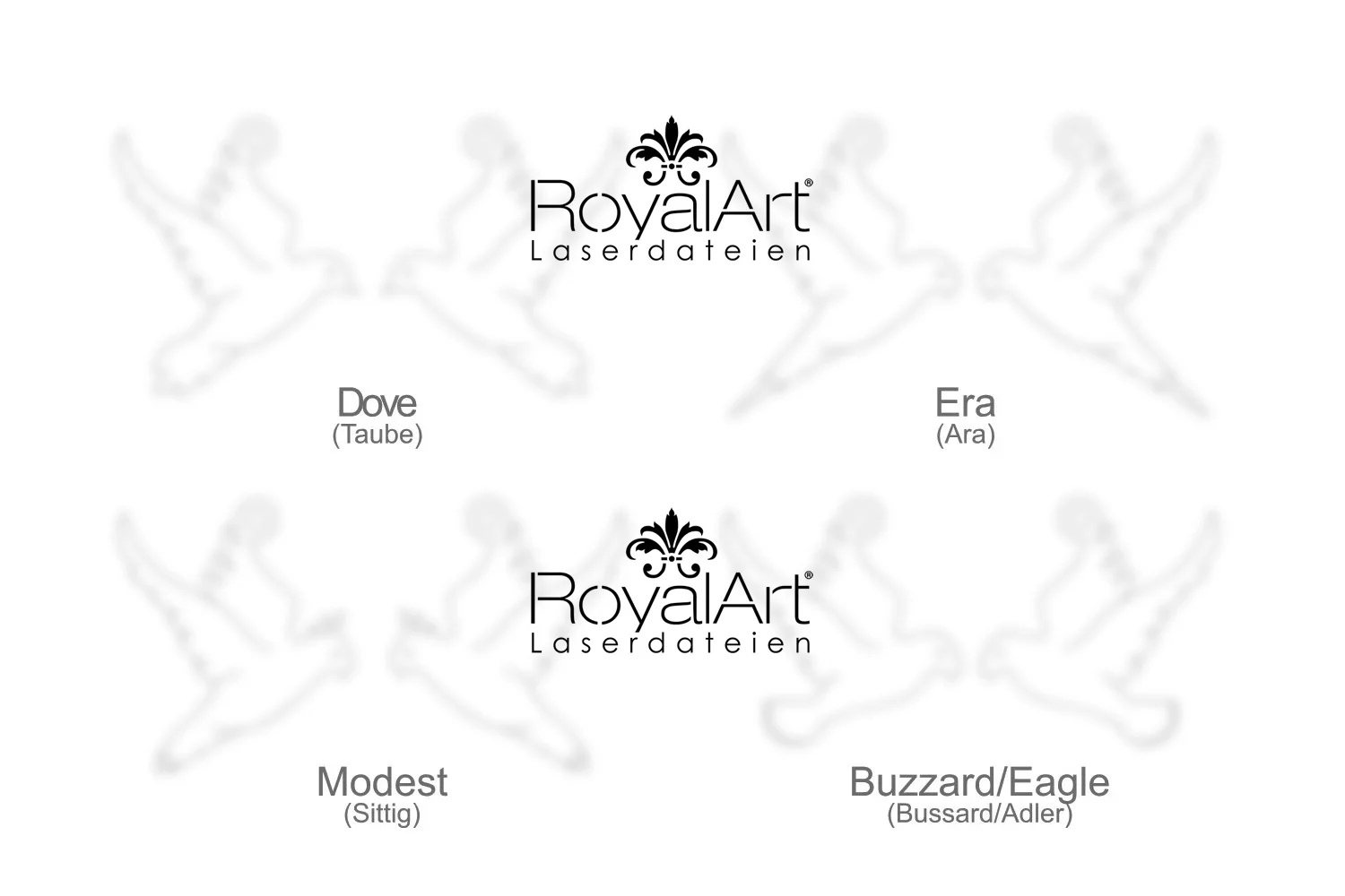 Laser file - birds earrings