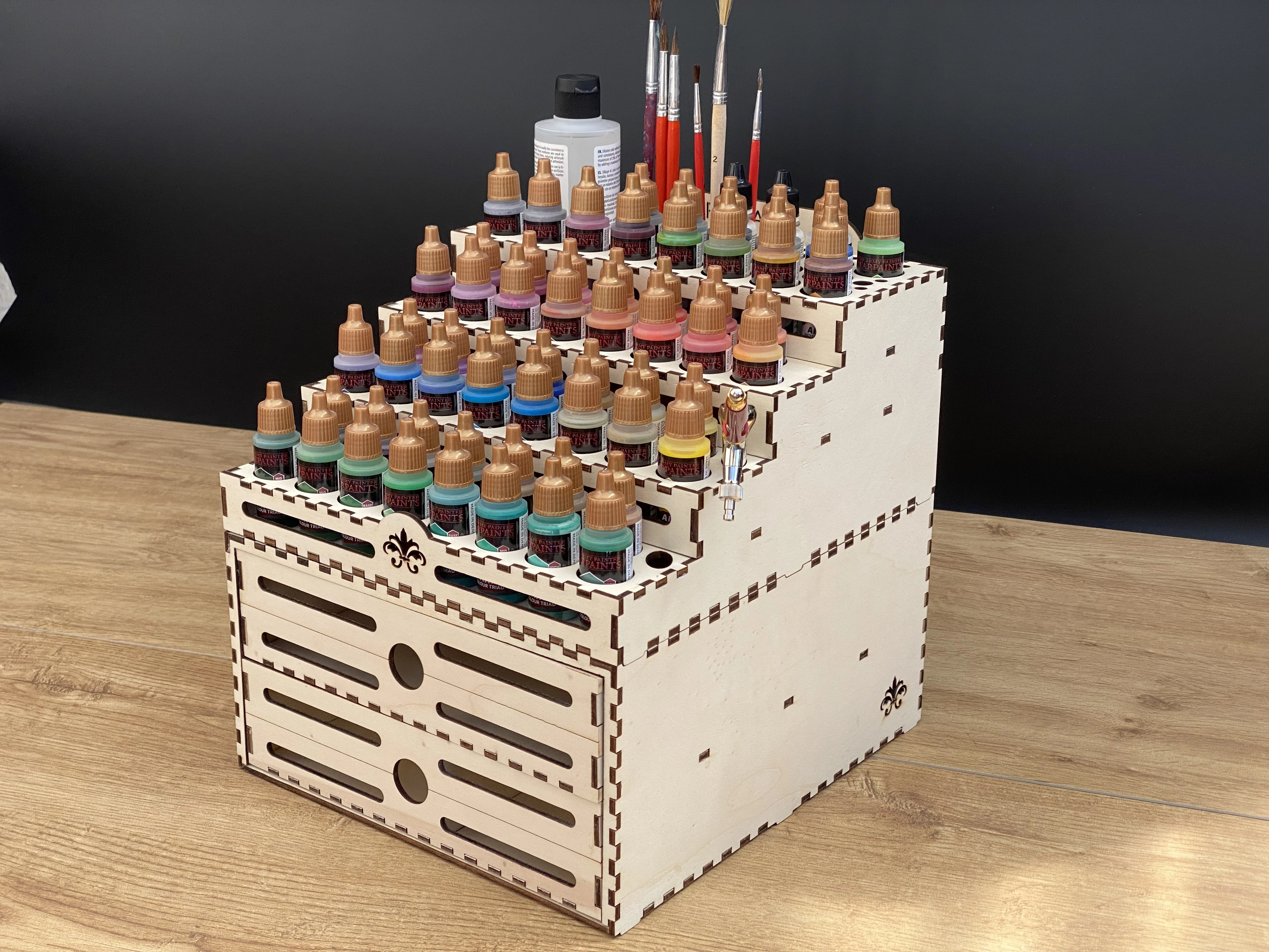 Laserdatei - Mega AirBrush Farbenhalter System