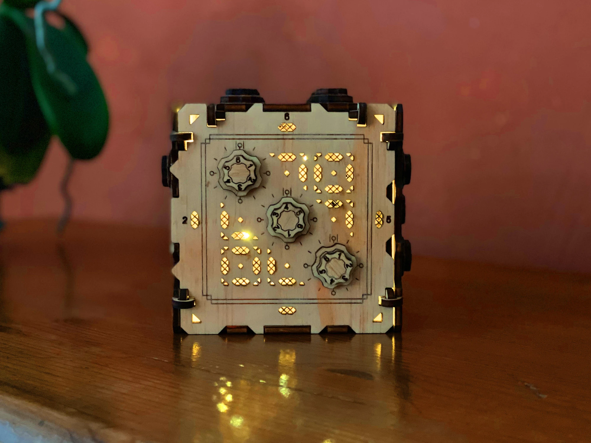 Safe with combination lock, Laser cut files Pdf, Ai, Dxf, Svg, Eps, Digital product, Cube Escape Room Puzzle Box Escape World